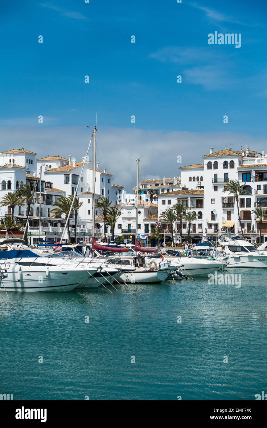 The Harbour Port  Puerto de la Duquesa Costa del Sol Spain Stock Photo