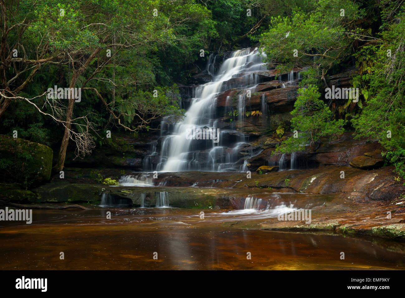 Somersby Falls - NSW - Australia Stock Photo