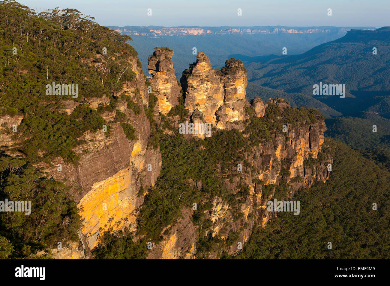 The Three Sisters - Blue Mountains National Park - NSW - Australia Stock Photo