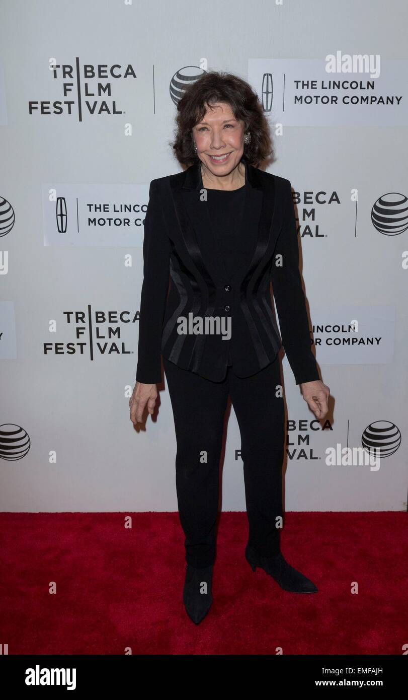 New York, NY, USA. 20th Apr, 2015. Lily Tomlin at arrivals for GRANDMA