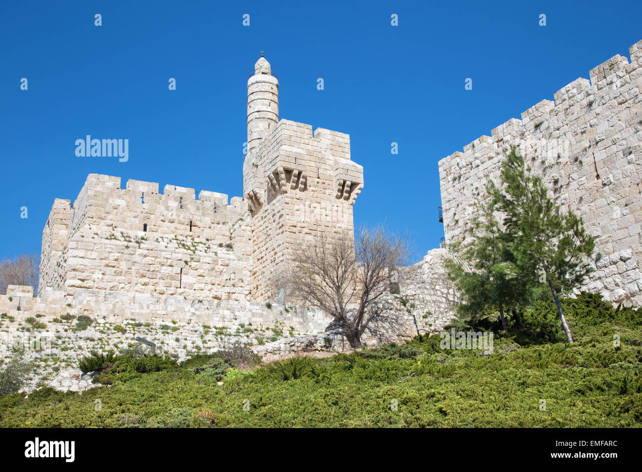 Jerusalem - The tower of David Stock Photo