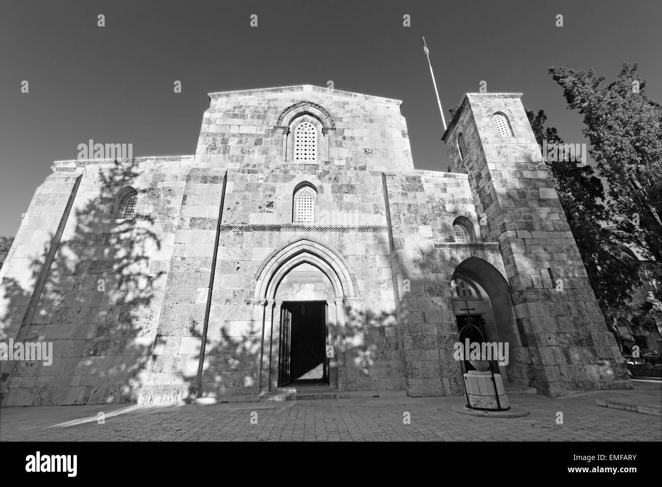 Jerusalem - The portal of St. Anne church Stock Photo