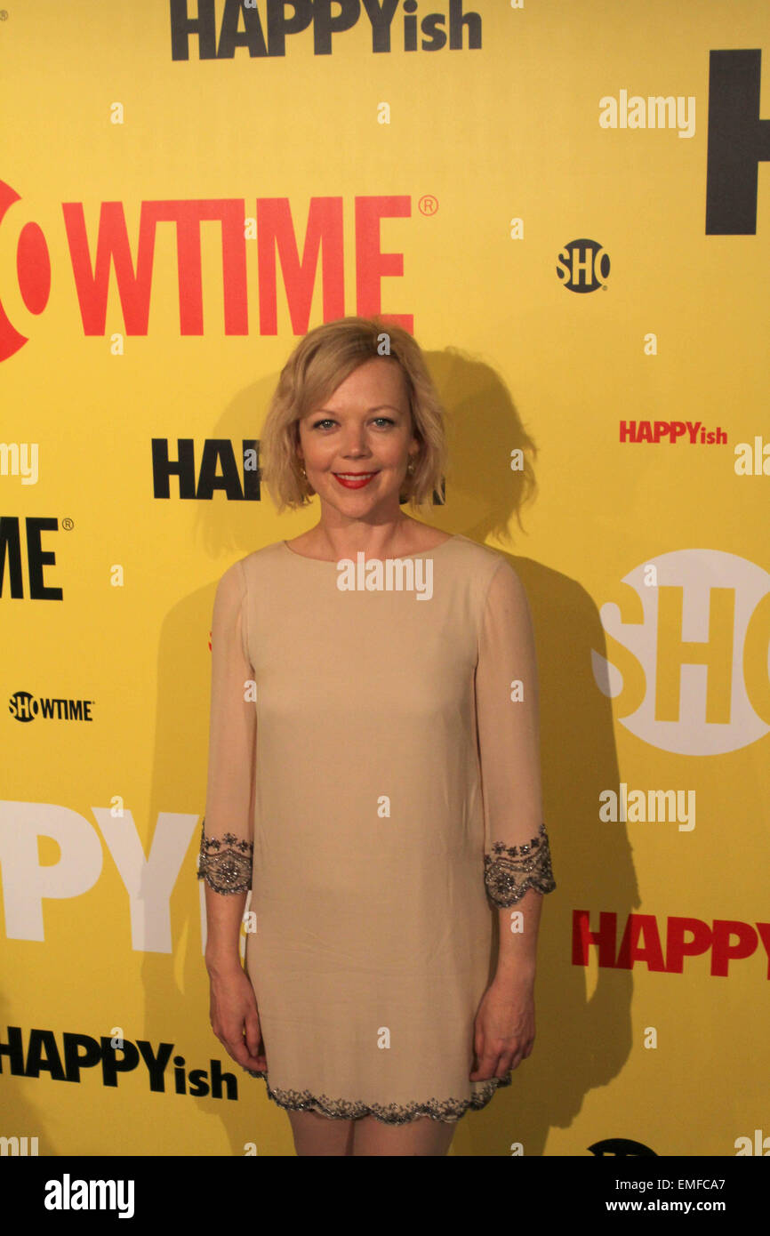 New York, New York, USA. 20th Apr, 2015. Showtime series premiere HAPPYish held at Sunshine