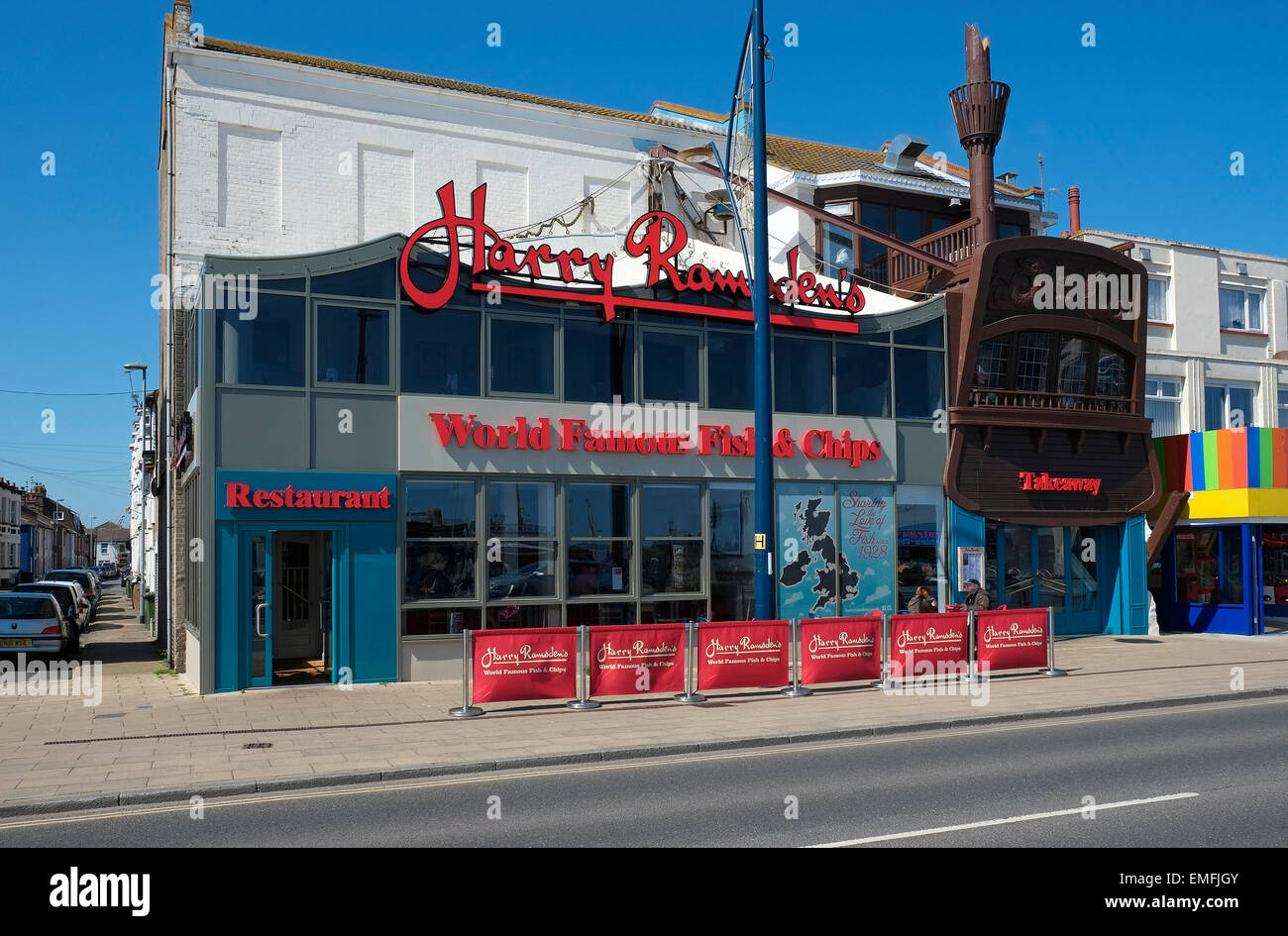 harry ramsden's fish and chips restaurant, great yarmouth, norfolk, england Stock Photo