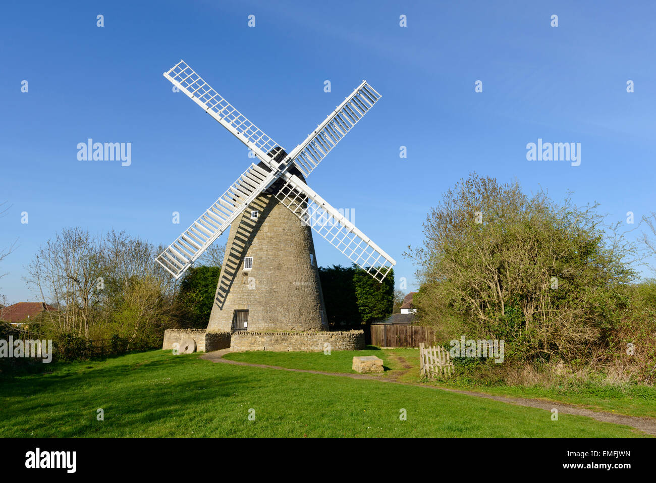 Bradwell Windmill, Milton Keynes Stock Photo