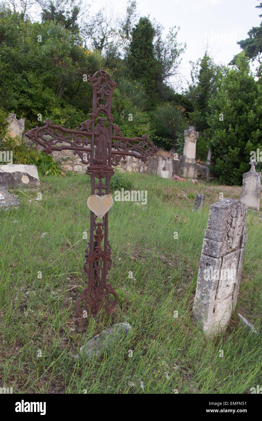 Old graveyard in France Stock Photo Alamy
