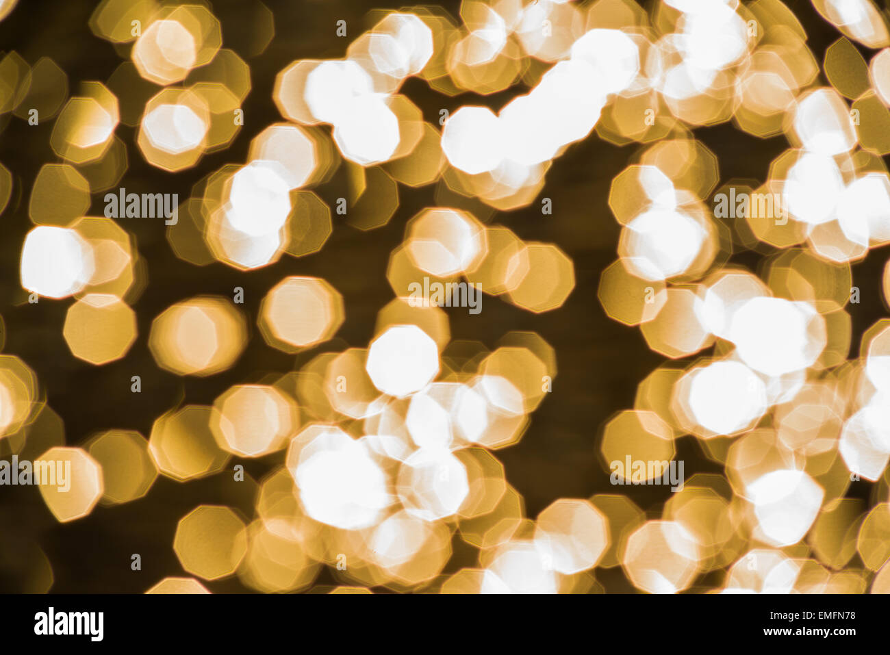 Abstract soft focus shot of glimmering water Stock Photo