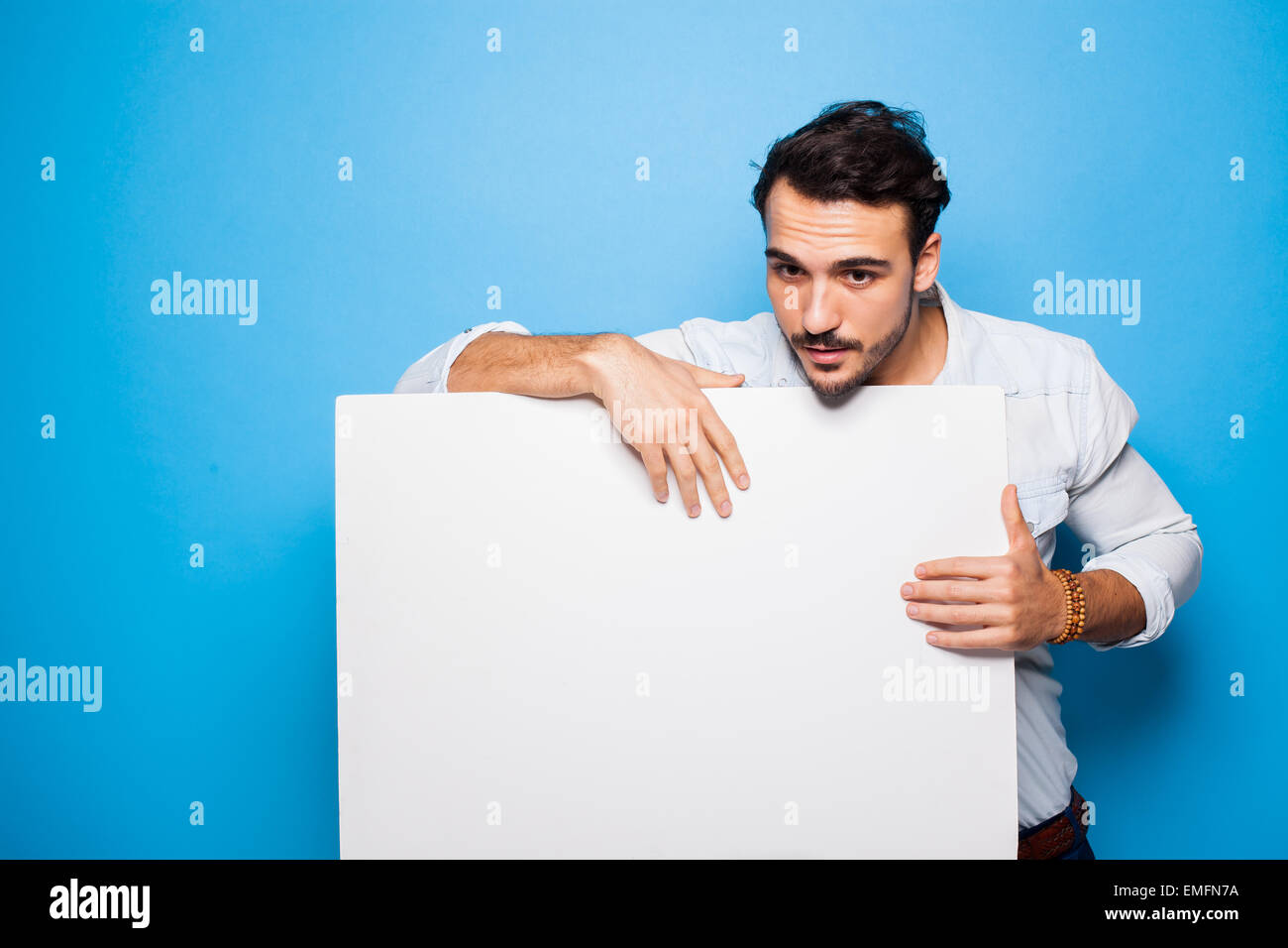 Male masculine portrait blank hi-res stock photography and images - Alamy