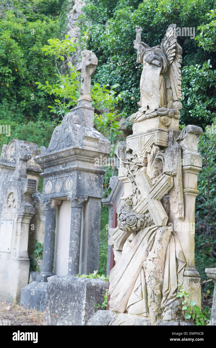 Old graveyard in France Stock Photo Alamy