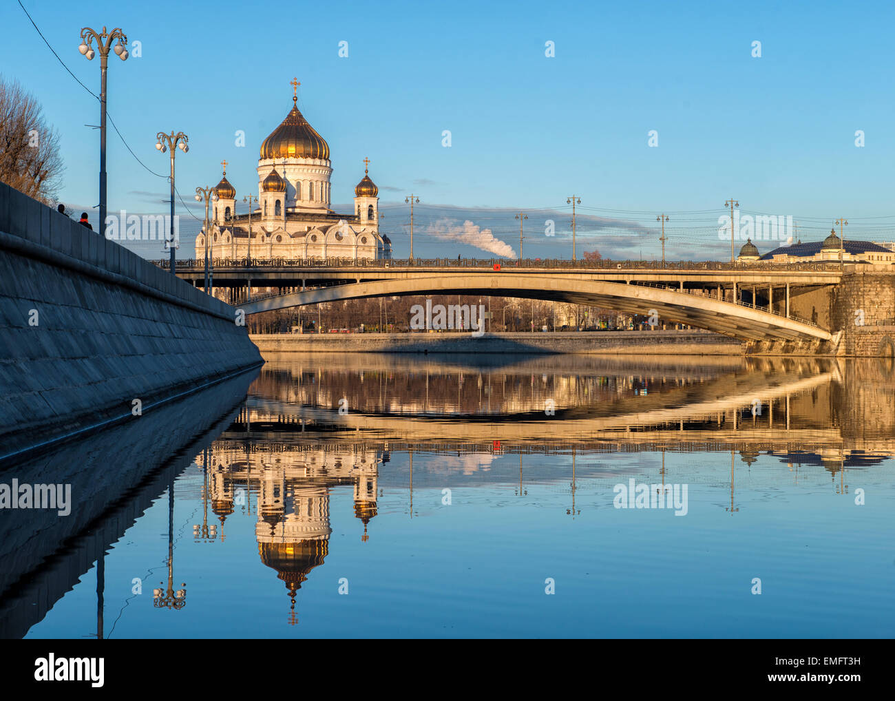 Bolshoy Kamenny Bridge in Moscow, Russia Stock Photo