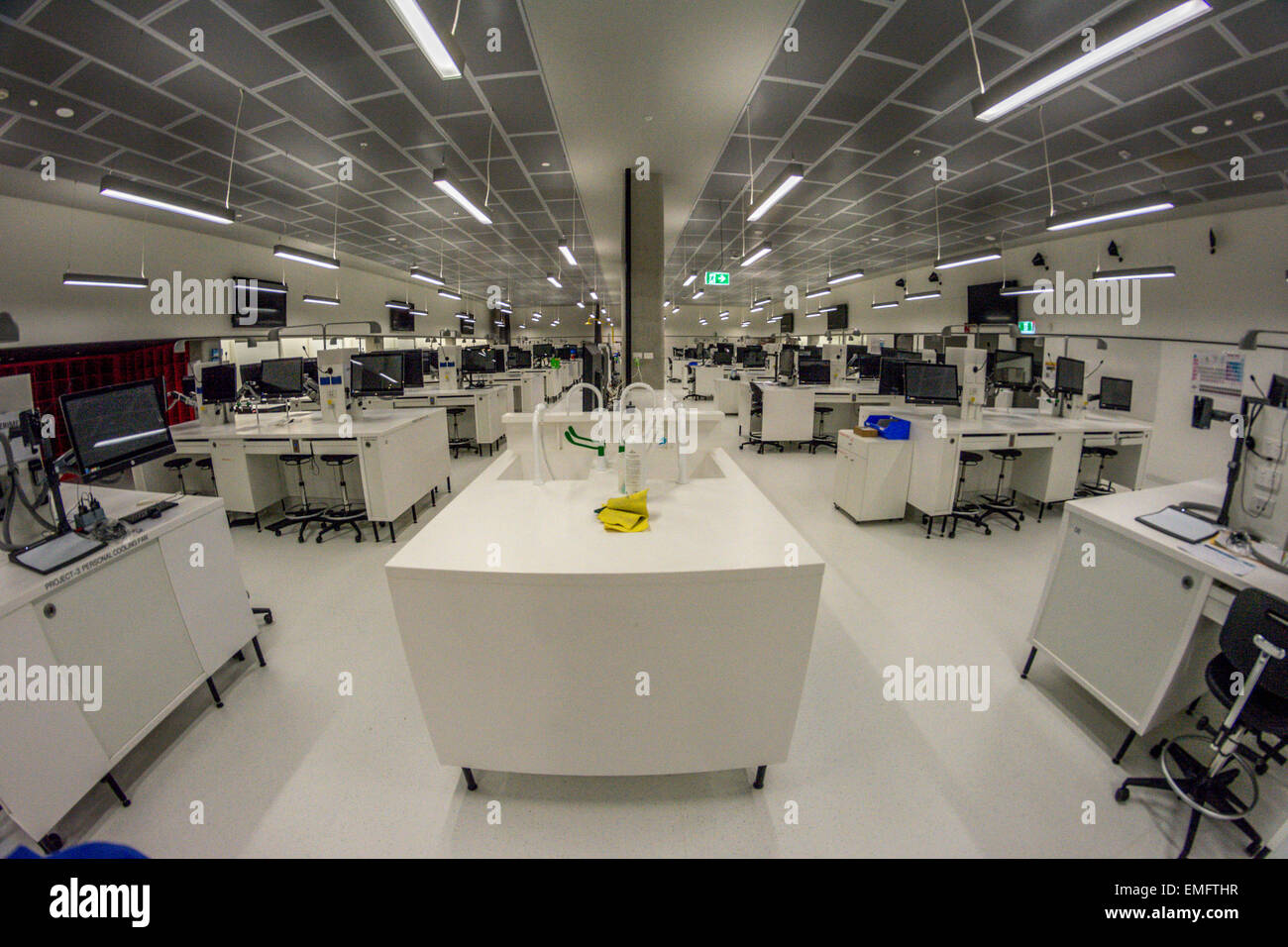 Sydney, AUSTRALIA April 21, 2015 'Super Lab' of the University of Technology's new Science