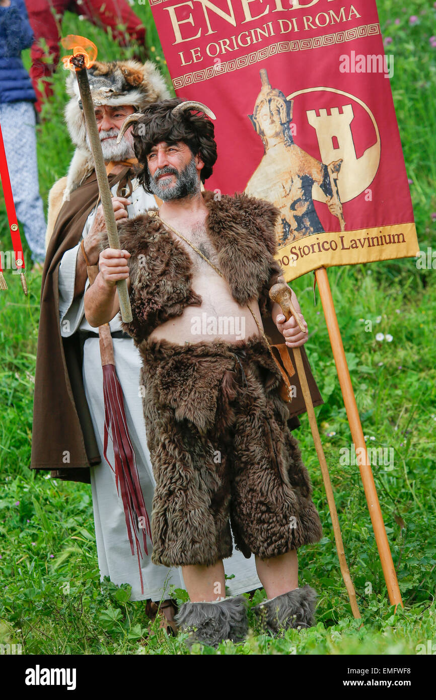 Februus Rome Rome, Italy. 19th Apr, 2015. Commissio Feriarum, opening ceremony of ...