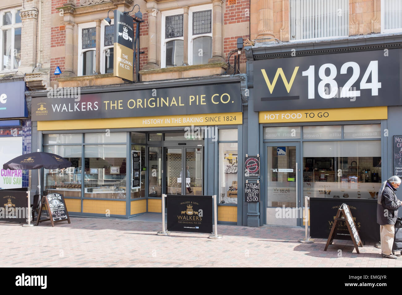 Walkers, The Original Pie Company in Cheapside in the centre of