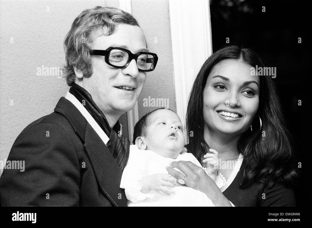 Shakira caine natasha caine michael Black and White Stock Photos
