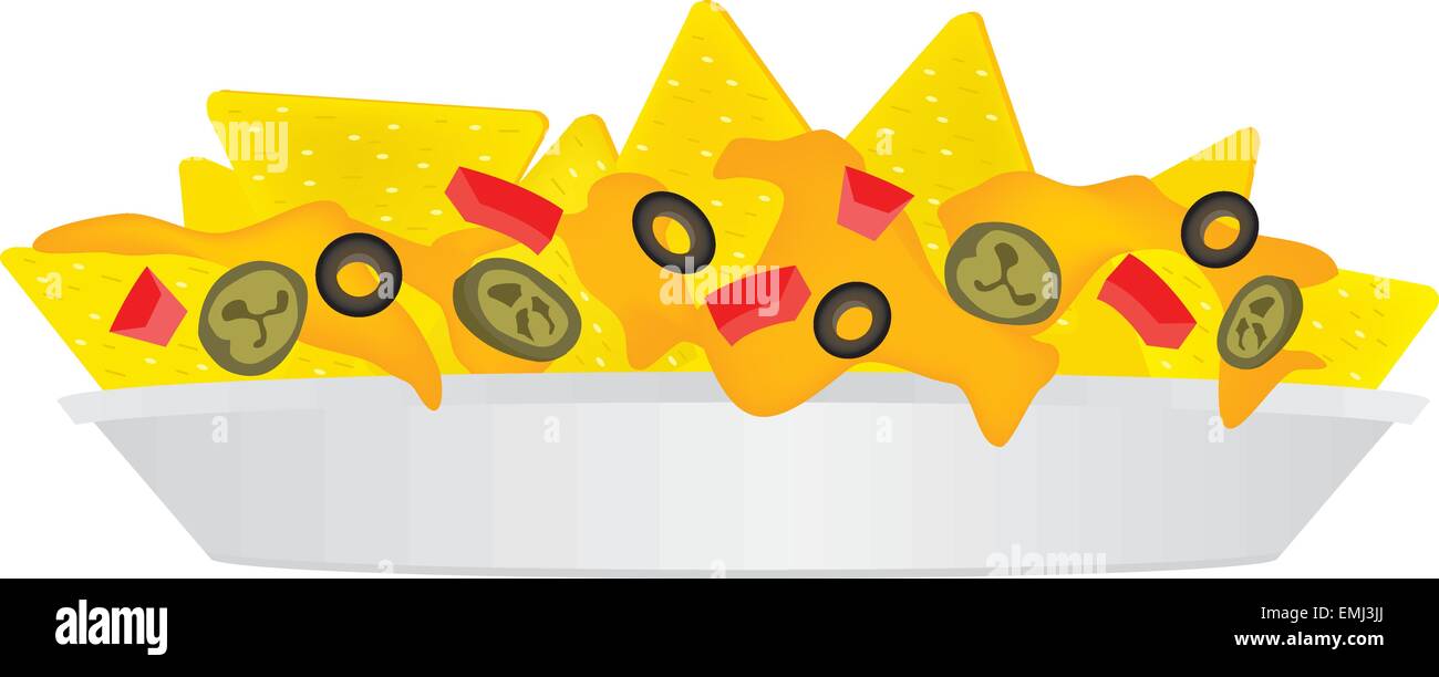 cheese nachos vector illustration stock vector image art alamy https www alamy com stock photo cheese nachos vector illustration 81532602 html