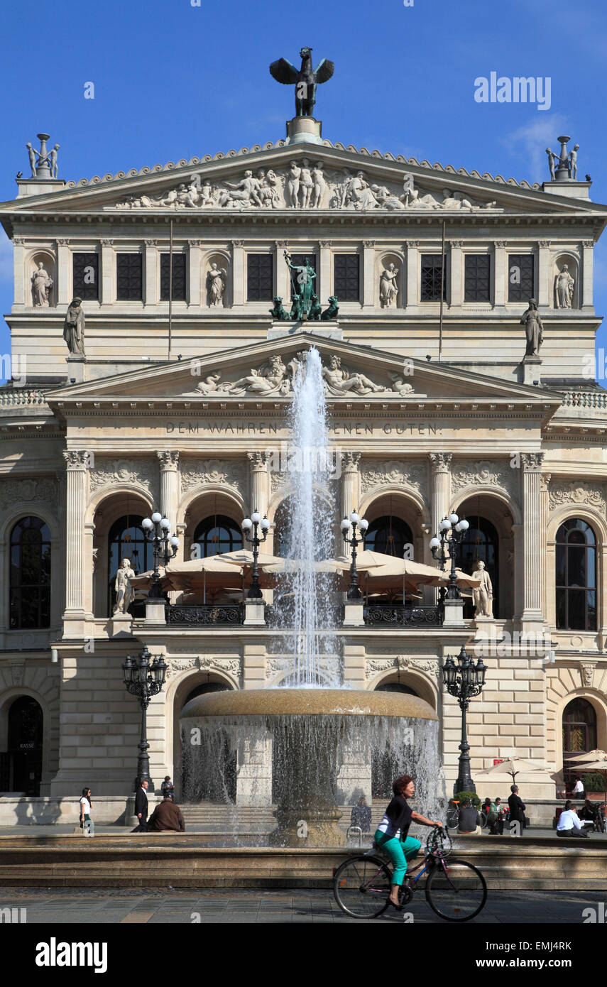 Germany, Hessen, Frankfurt am Main, Alte Oper, Opera, Stock Photo