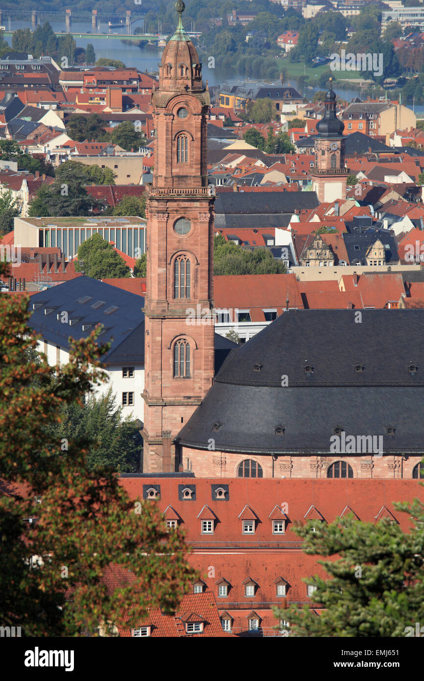 Germany Baden-Württemberg Heidelberg Church of the Jesuits Stock Photo