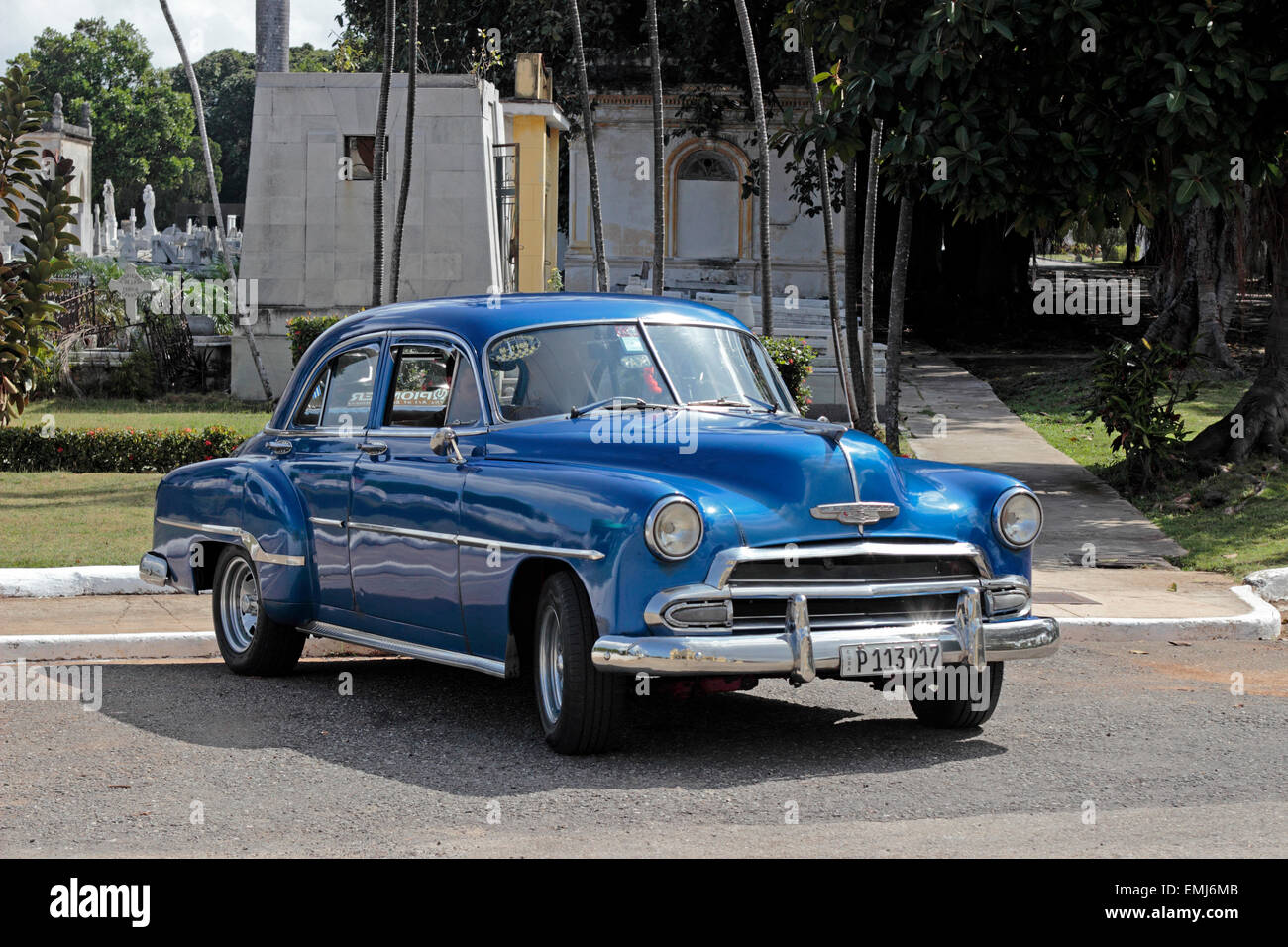 1950's era American Chevrolet auto at Havana Cuba Stock Photo