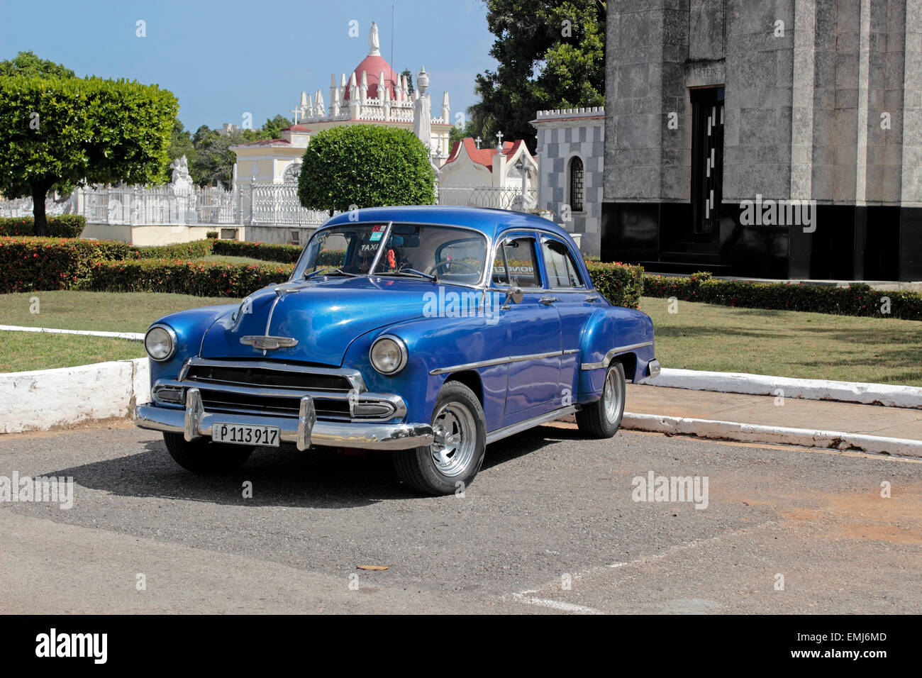 1950's era American Chevrolet auto at Havana Cuba Stock Photo