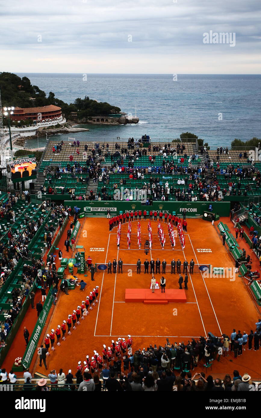 Remise Prix Tennis Monte Carlo - 19.04.2015 - Tournoi de Monte Carlo 2015 -  Masters 1000 .Photo : Serge Haouzi/Icon Sport Stock Photo - Alamy
