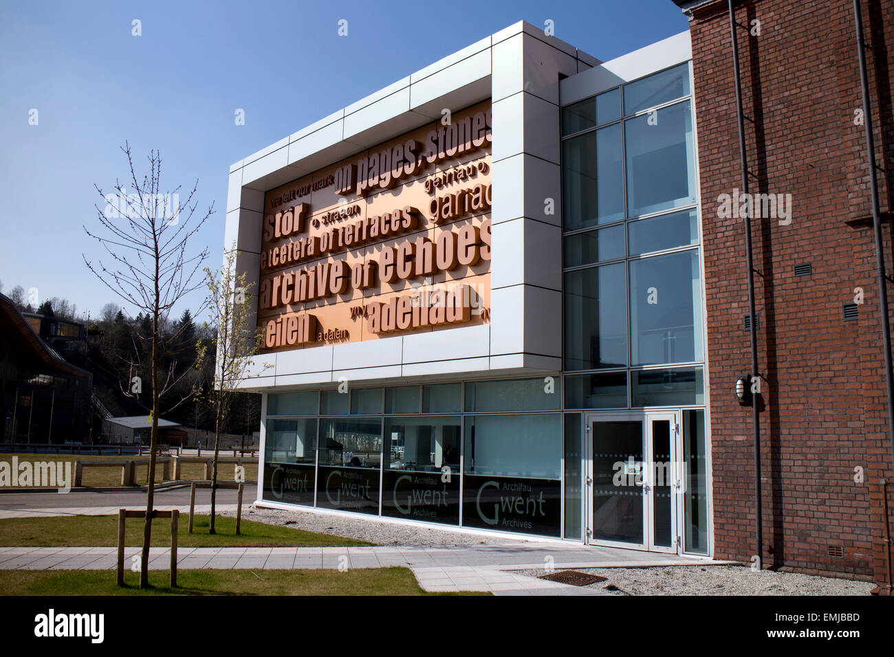 Gwent Archives and Genealogy Centre, Ebbw Vale, Blaenau Gwent, Wales, UK Stock Photo