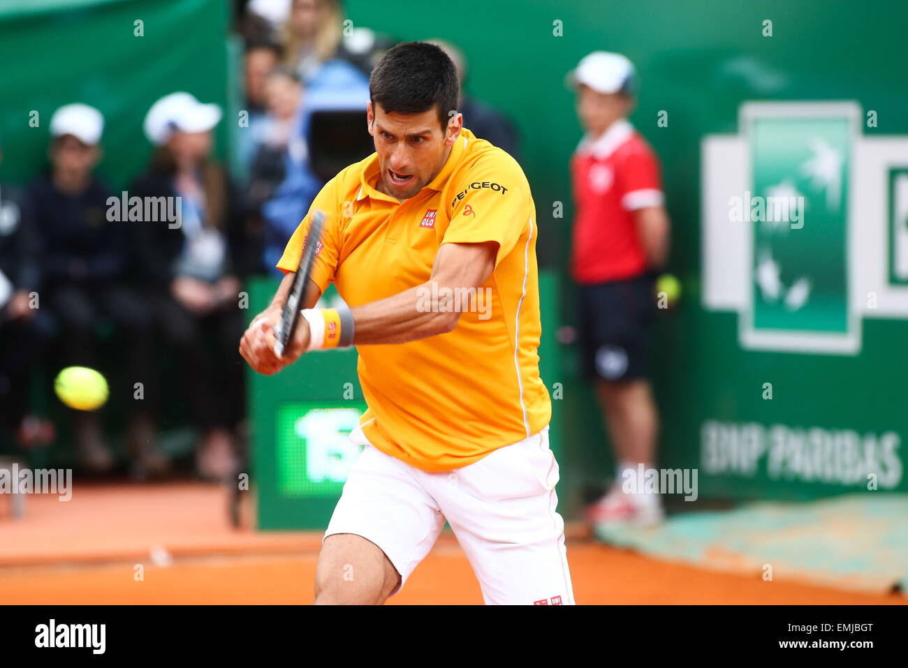 Novak Djokovic 19 04 2015 Tournoi De Monte Carlo 2015 Masters Stock Photo Alamy