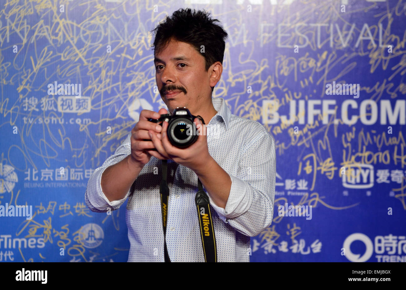 Beijing, China. 21st Apr, 2015. Director Carlos Tribino Mamby attends