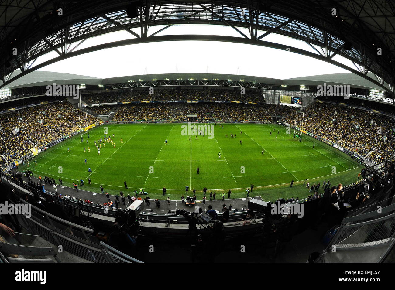 ILLUSTRATION - Stade GEOFFROY GUICHARD - 18.04.2015 - Clermont/Saracens - 1/2Finale European Champions Cup.Photo : Jean Paul Thomas/Icon Sport Stock Photo