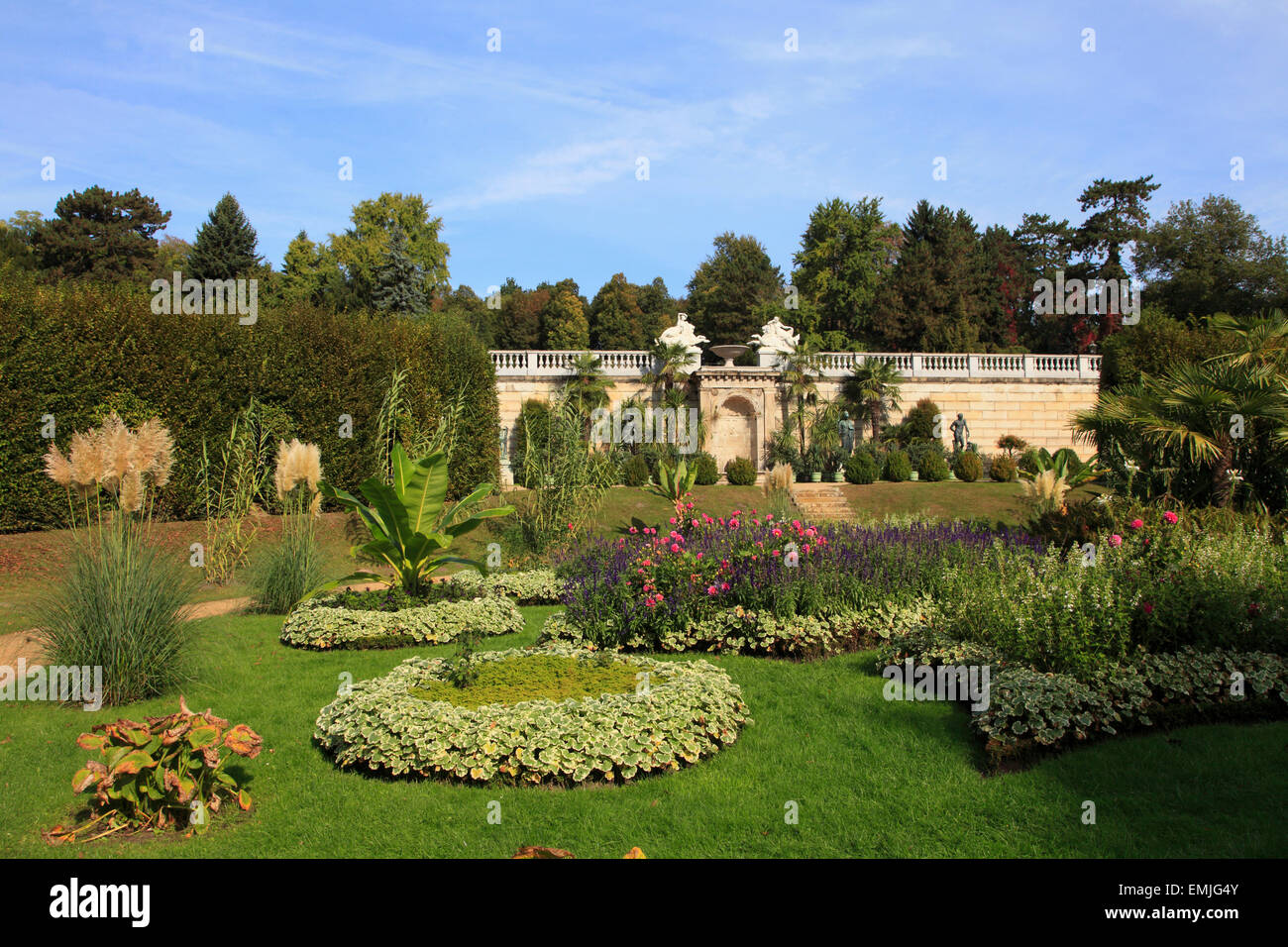 Germany, Brandenburg, Potsdam, Sanssouci Park, Sicilian Gardens, Stock Photo