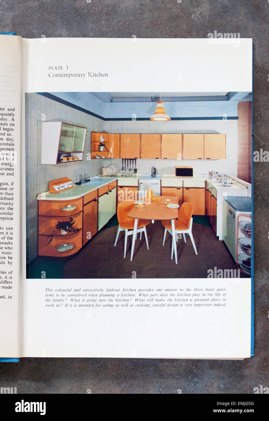 Contemporary Kitchen Page from Mrs Beetons Everyday Cookery Book Stock Photo