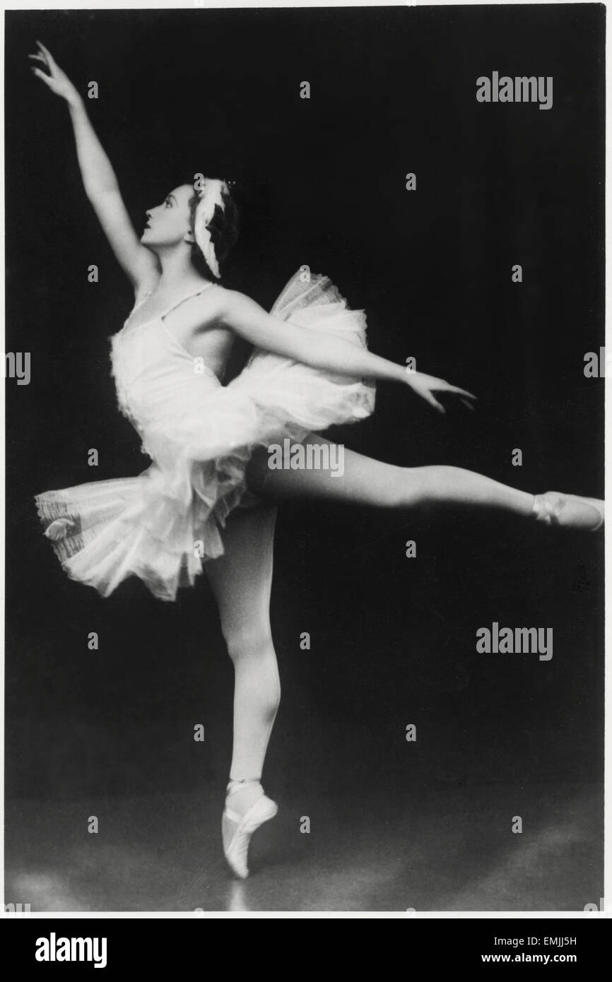 Galina Ulanova, Russian Ballet Dancer, Portrait, circa 1940's Stock Photo