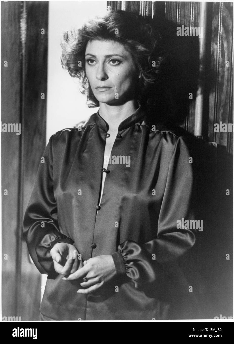 Elizabeth Ashley, on-set of the Film “Windows”, 1980 Stock Photo