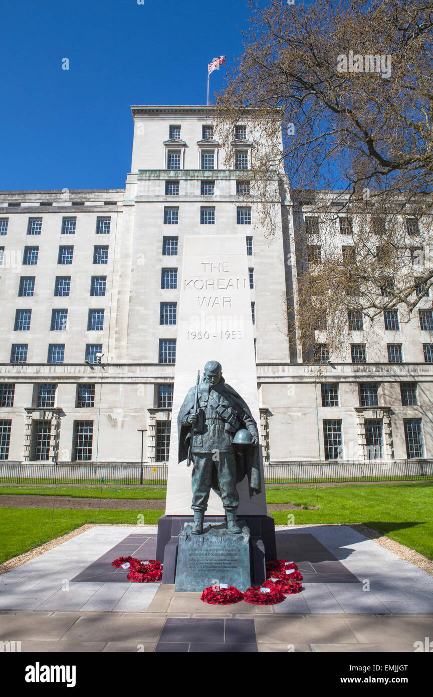 War Memorial dedicated to the soldiers of the Korean War, situated