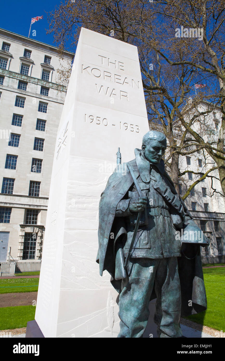 War Memorial dedicated to the soldiers of the Korean War, situated