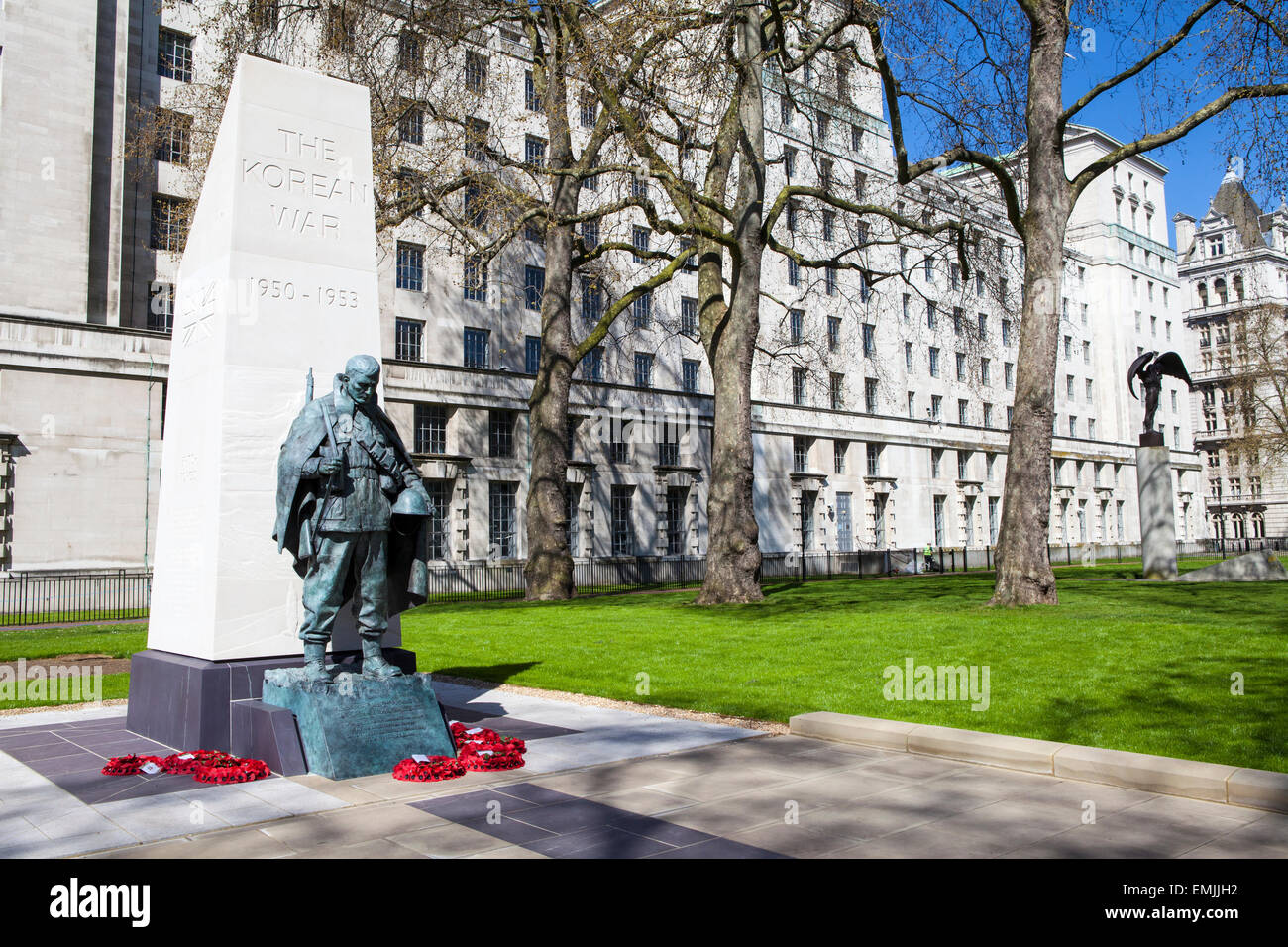 War Memorial dedicated to the soldiers of the Korean War, situated
