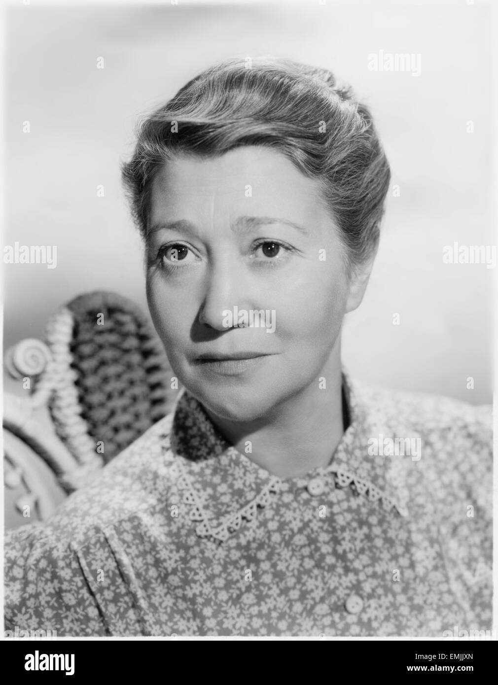 Fay Bainter, Publicity Portrait for the Film ”The Human Comedy”, 1943 Stock Photo