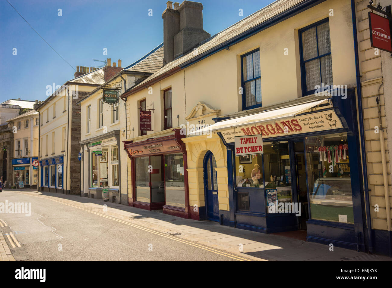 Brecon street brecon town hires stock photography and images Alamy
