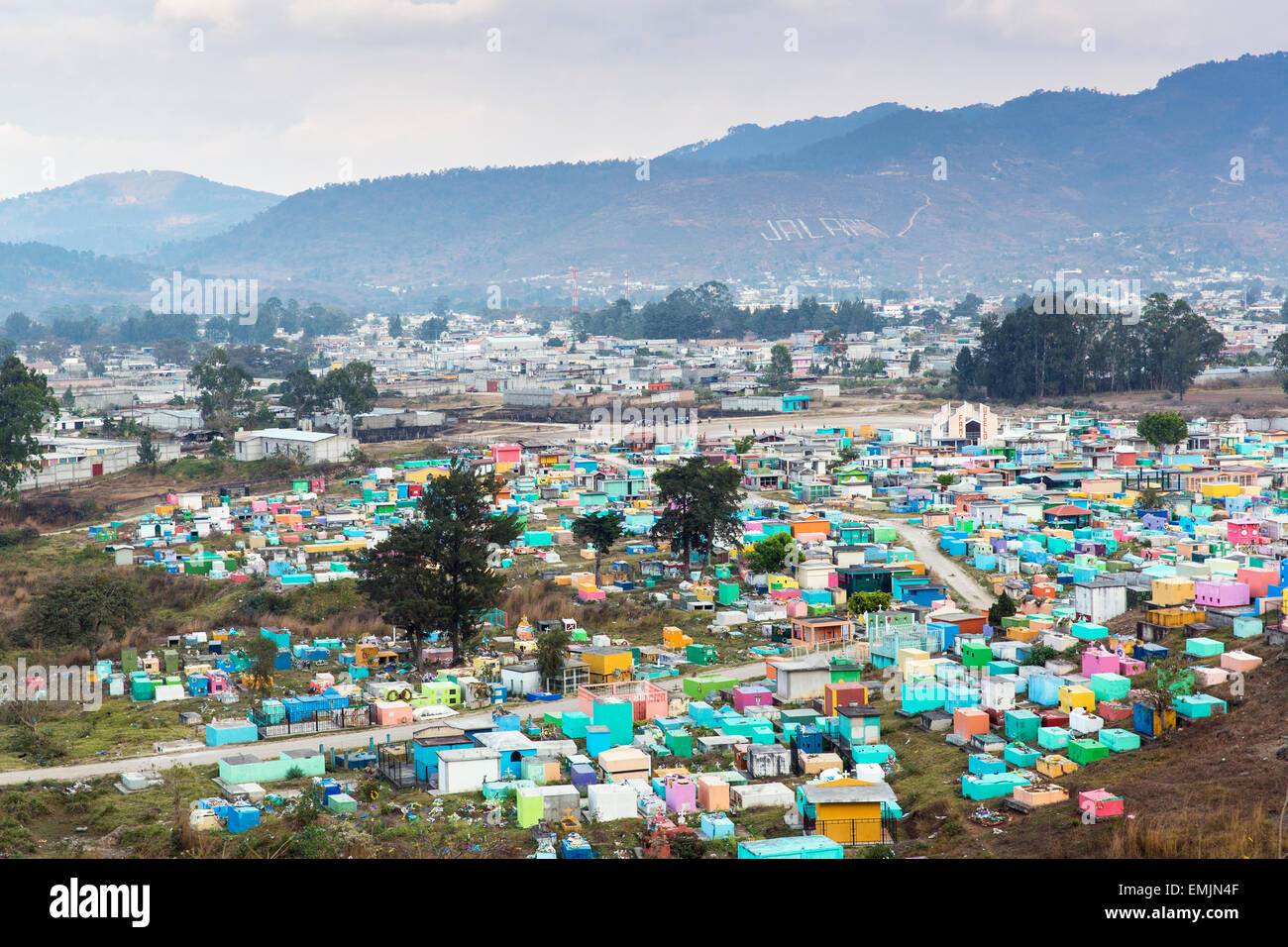 Guatemala,Jalapa, cemetery Stock Photo