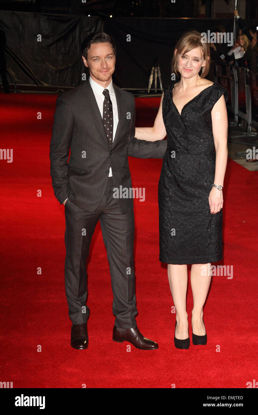 BFI London Film Festival - 'The Disappearance of Eleanor Rigby' - Official screening at the Odeon West End  Featuring: James McAvoy,Anne-Marie Duff Where: London, United Kingdom When: 17 Oct 2014 Stock Photo