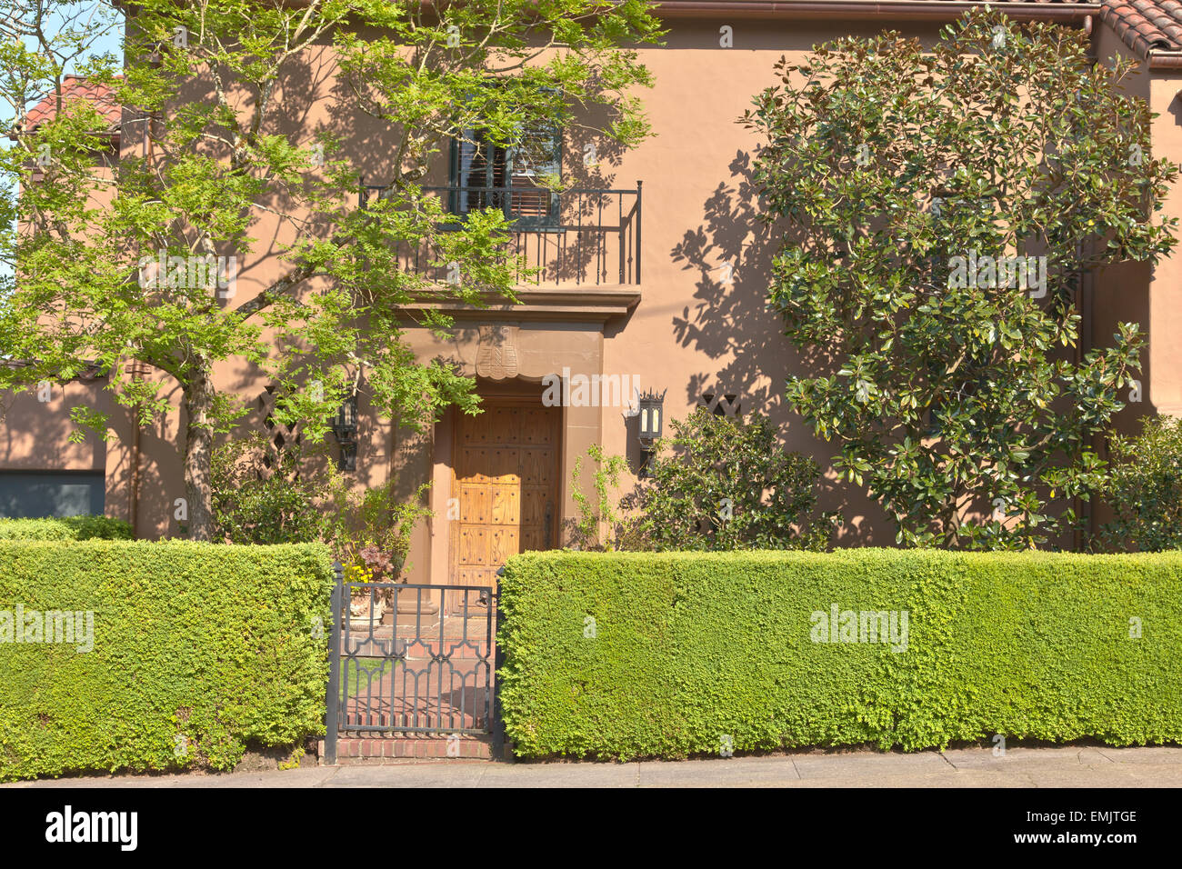 Residential homes on the west hills in Portland Oregon Stock Photo Alamy