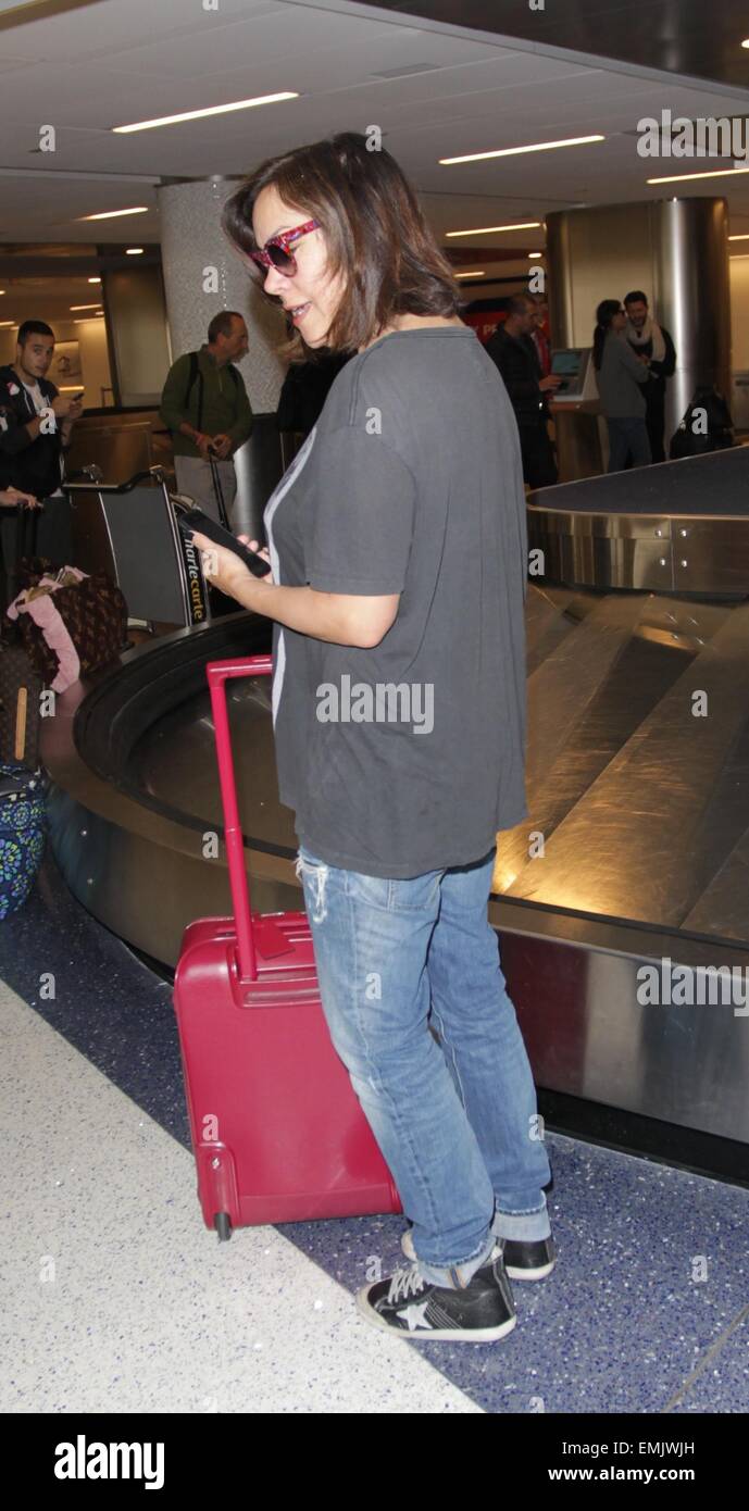 Jennifer Tilly arrives at Los Angeles International Airport (LAX