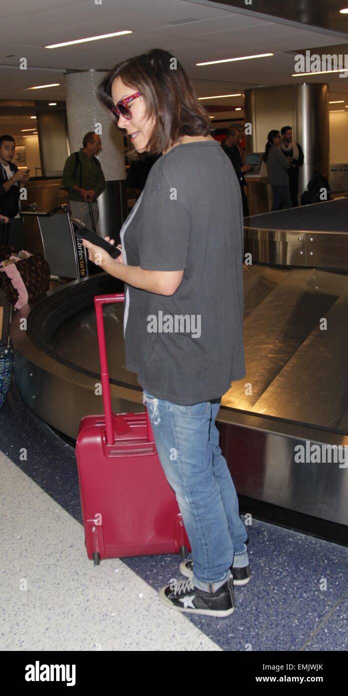 Jennifer Tilly arrives at Los Angeles International Airport (LAX