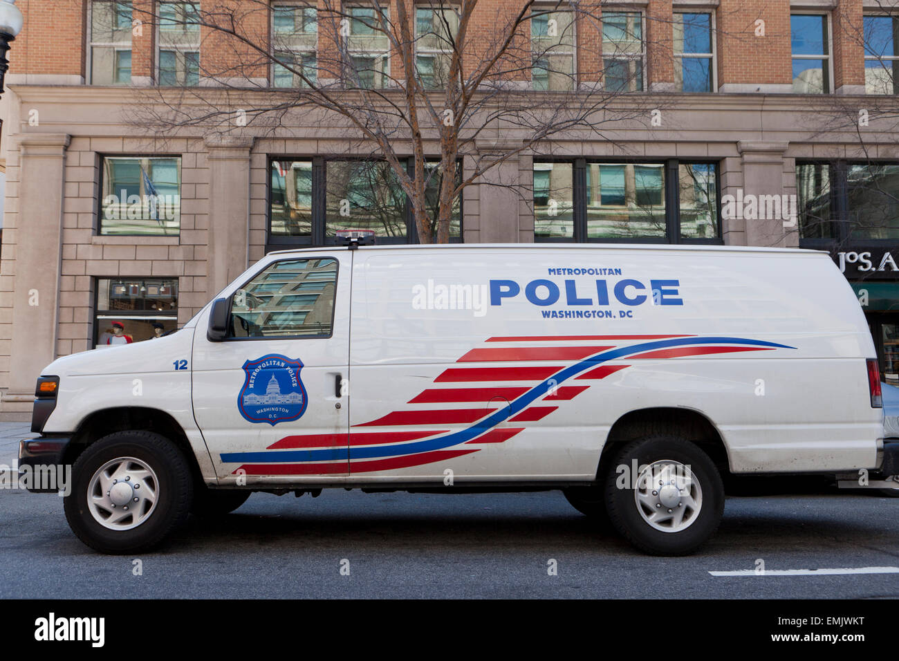 Metropolitan Police van - Washington, DC USA Stock Photo