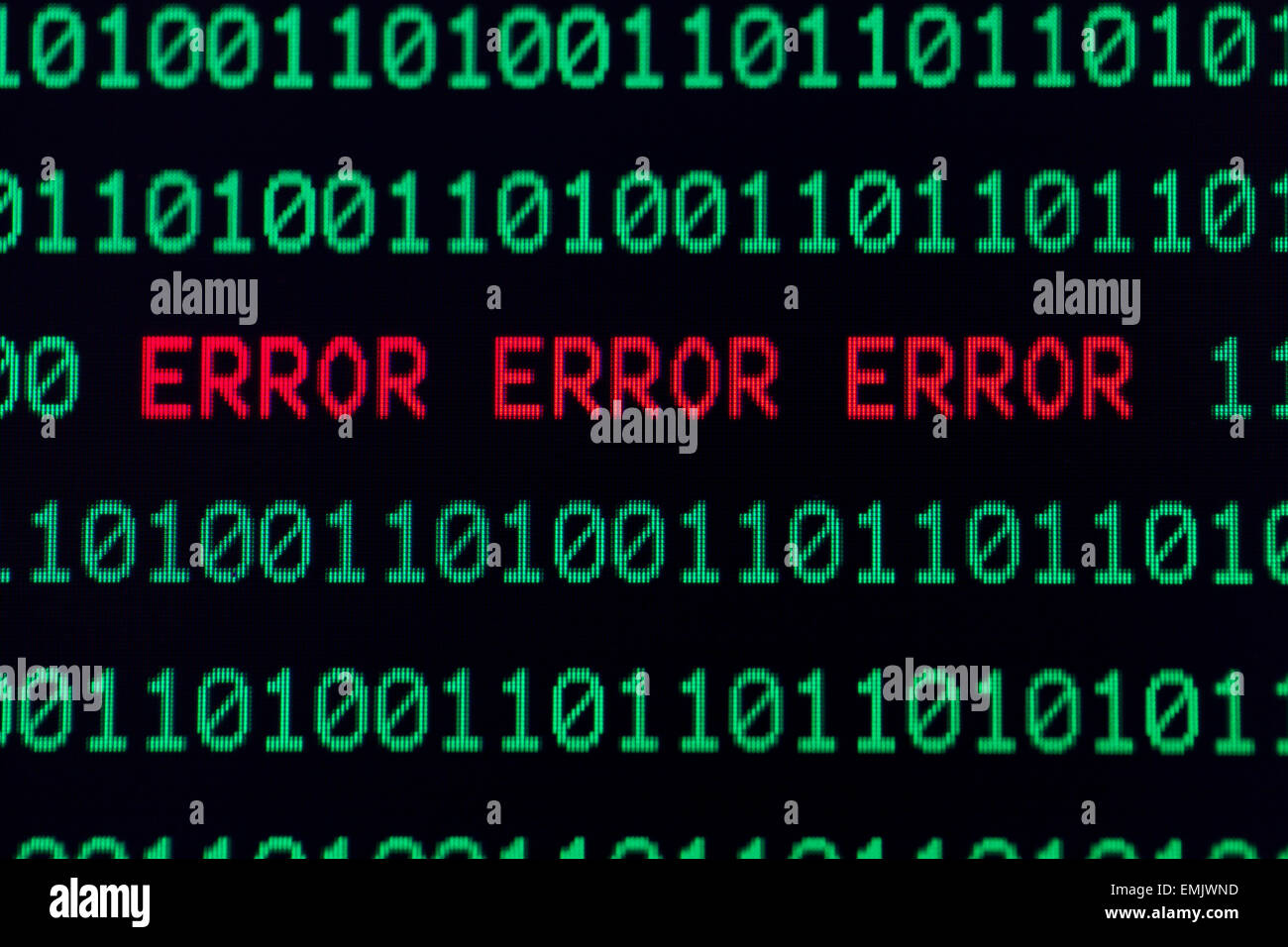 Computer Error Screen