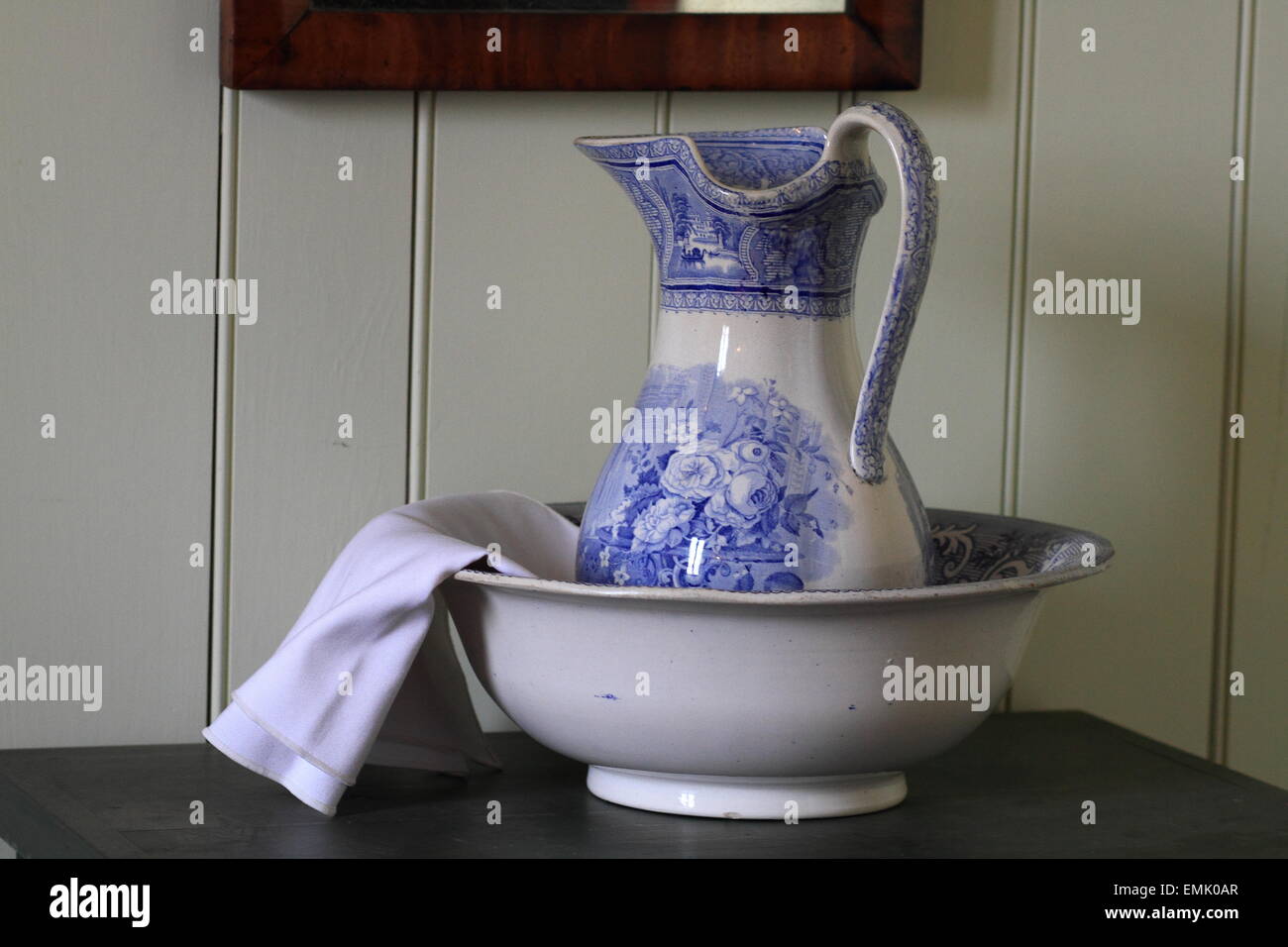 Porcelain wash Basin Stock Photo