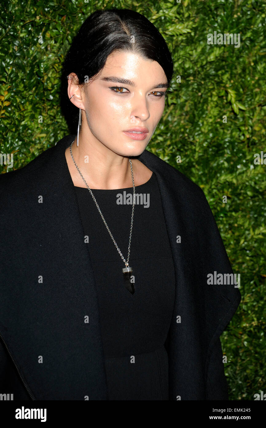 Crystal Renn attending the 2015 Tribeca Film Festival Chanel artists dinner at Balthazar on April 20, 2015 in New York City/picture alliance Stock Photo