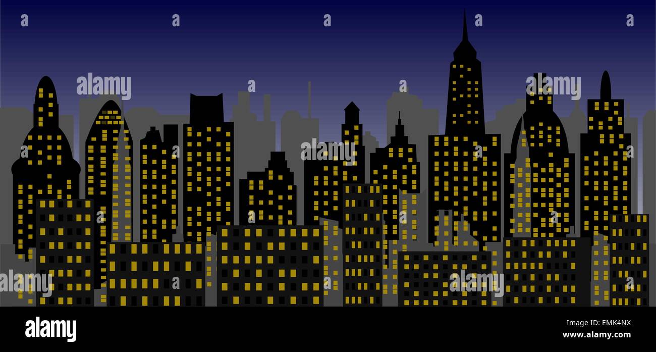 Vector Skyscrapers Stock Vector