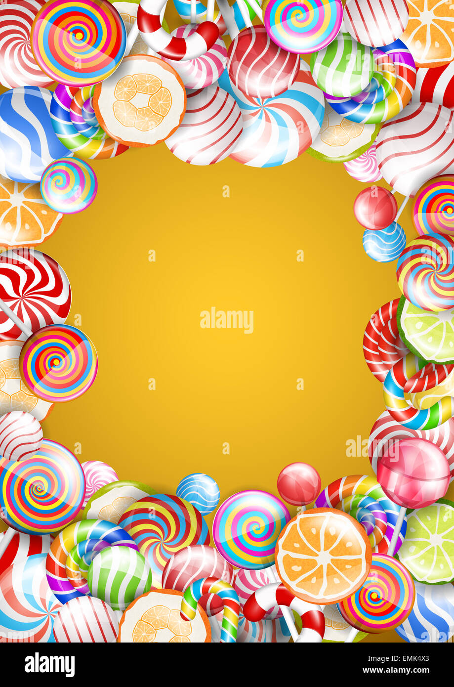 Collection cute pink candies hi-res stock photography and images - Alamy