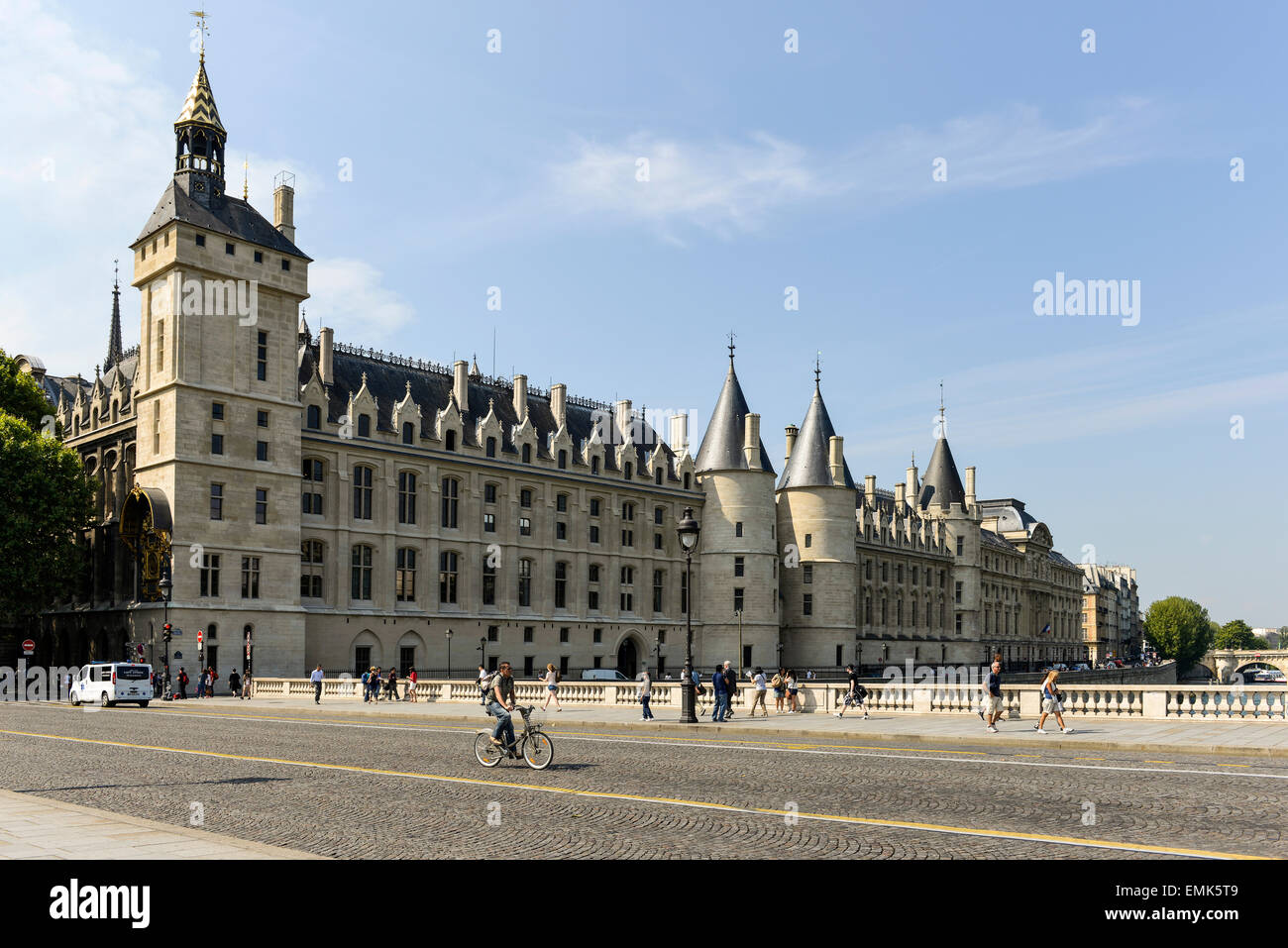 Palace of Justice, Palais de Justice, Conciergerie, Palais de la Cité, Paris, France Stock Photo