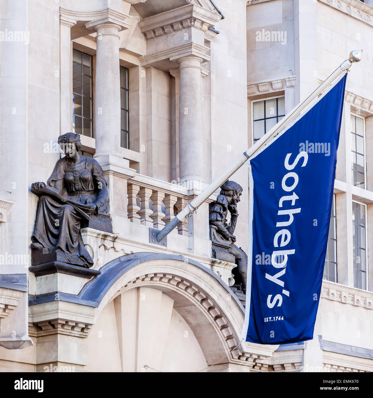 Sotheby's auction house, London, England, United Kingdom Stock Photo